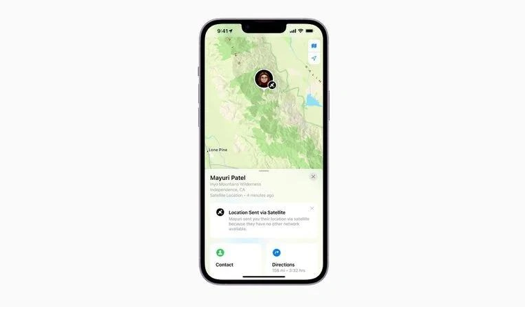 太原苹果14维修分享iPhone14系列中 FindMy功能通过卫星分享位置方法教程 