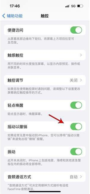 太原苹果手机维修分享iPhone手机如何设置摇一摇删除文字 